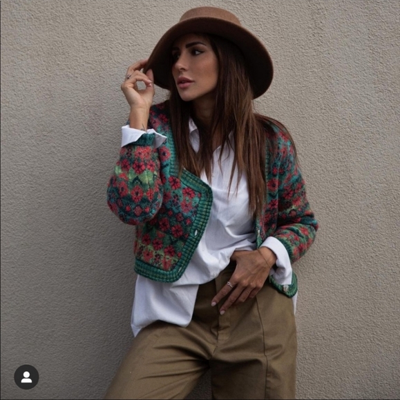 Zara knit jacquard jacket - Picture 10 of 16